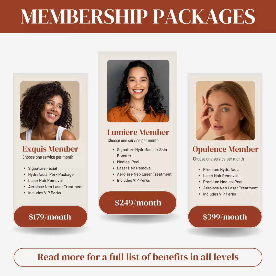 Membership Packages | Gizel Atlanta, GA